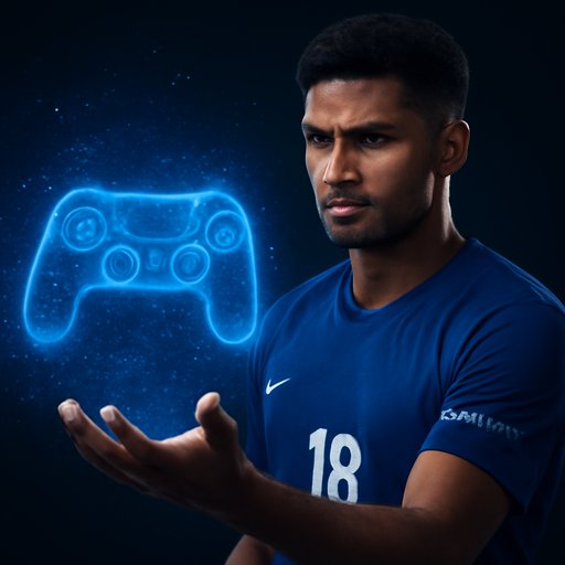 333beat মিডফিল্ডার বল নিয়ন্ত্রণ করছে